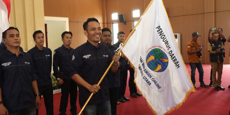 Ketua Umum Lantik Pengurus IWO Lampung Utara, Targetkan Sinergi Pers dan Pemerintah