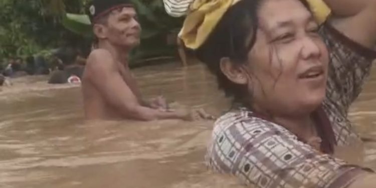 Hujan Deras Sebabkan Banjir Di Tiga Kecamatan Kabupaten Tanggamus