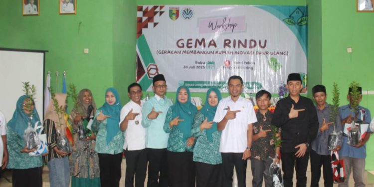 Wakil Bupati Tanggamus Ajak Warga Pekon Kalimiring Kurangi Tumpukan Sampah Timbulkan Nilai Ekonomi