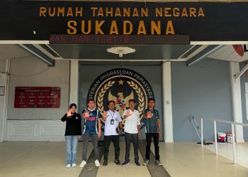 Rutan Kelas II B Sukadana Terima Audiensi Yayasan Rehabilitasi Narkoba Cahaya Azzura Bersinar