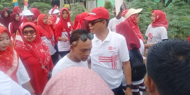 Ribuan Warga Antusias Ikuti Jalan Sehat dan Senam Massal di Desa Suka Maju