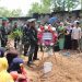 Dandim 0412/LU Letkol Inf Roni Faturohman selaku Irup Pemakaman Militer Almarhum Serka Teguh Rahayu