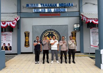 Kapolsek Baguala Kunjungi Rutan Ambon, Pererat Sinergi dan Silaturahmi