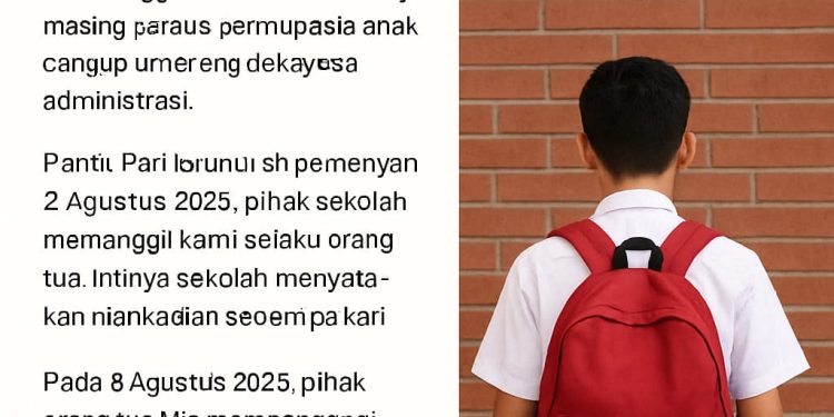 Siswa Dikeluarkan SMAN 1 Pringsewu, Keluarga Nilai Ada Rekayasa Administrasi