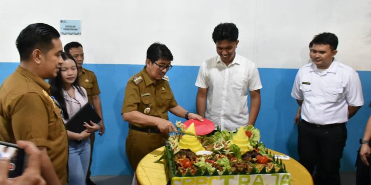 Bupati dan Wakil Bupati Lampung Utara Resmikan SPPG MBG Sinar Cerdas Bangsa di Tanjung Raja