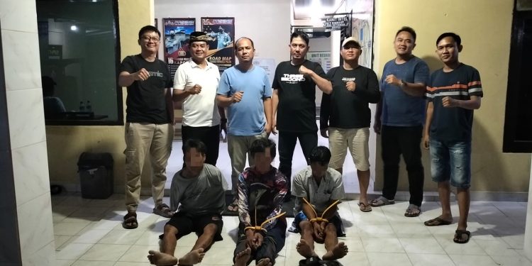 Polsek Penawartama Gagalkan Aksi Pencurian Sawit di PT SIP, Ringkus Tiga Pelaku Termasuk Residivis
