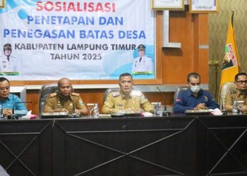 Pemkab Lampung Timur Tegaskan Batas Desa, Wujudkan Green Village