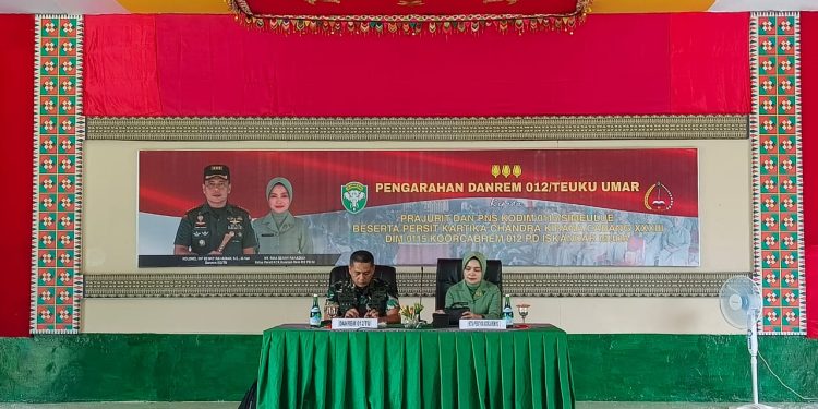 Danrem 012/Teuku Umar Kunjungi Kodim 0115/Simeulue, Tekankan Profesionalisme dan Disiplin Prajurit