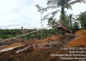 Aktivitas Penambang Emas Tampa Izin(PETI)Milik Ponidi Di Tran A2 Bukit Bukul Sudah Kebal Hukum.