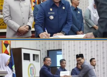 DPRD Pringsewu Rapat Paripurna Terkait Raperda APBD 2026