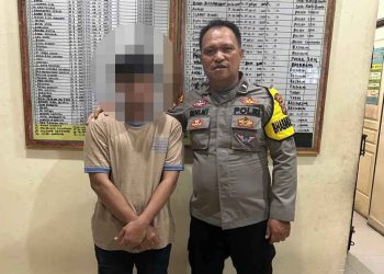 Curi Uang Sebesar Rp 600 Jt, Buron Ke pulau Sebesi, Pelaku Ditangkap, Bhabinkamtibmas Polsek Kalianda