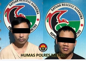 Satresnarkoba Polres Metro Ungkap Kasus Sabu, Dua Pria Diamankan di Lokasi Berbeda
