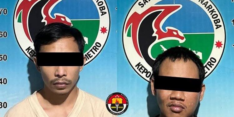 Satresnarkoba Polres Metro Ungkap Kasus Sabu, Dua Pria Diamankan di Lokasi Berbeda