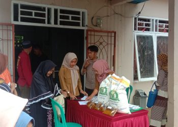 Desa Ogan Campang Salurkan Bantuan Pangan