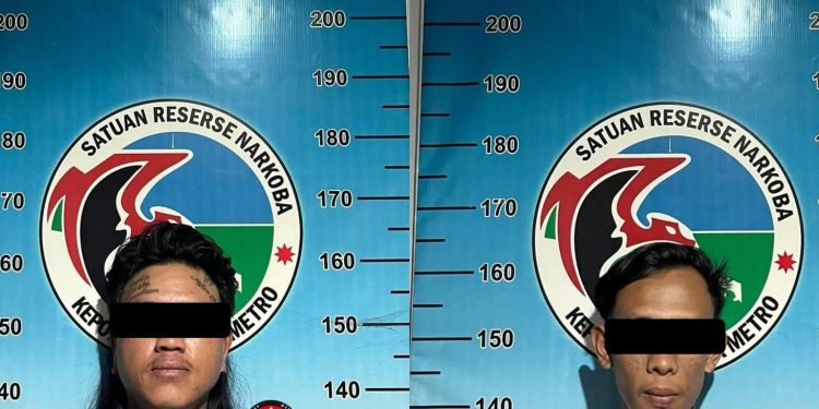 Satnarkoba Polres Metro Amankan Dua Pemuda Penyalahgunaan Narkotika