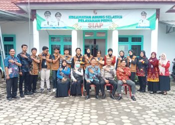 Laksana Program KKN, Camat Abung Selatan Sambut Mahasiswa Itera