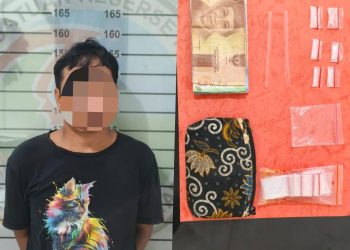 Polres Lampung Utara Ungkap Kasus Narkotika, Seorang Buruh Diamankan dengan 9 Paket Sabu
