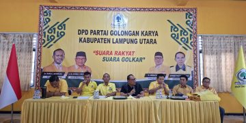 Rapat Pemantapan, Golkar Lampung Utara Siap Gelar Musda Ke-XI