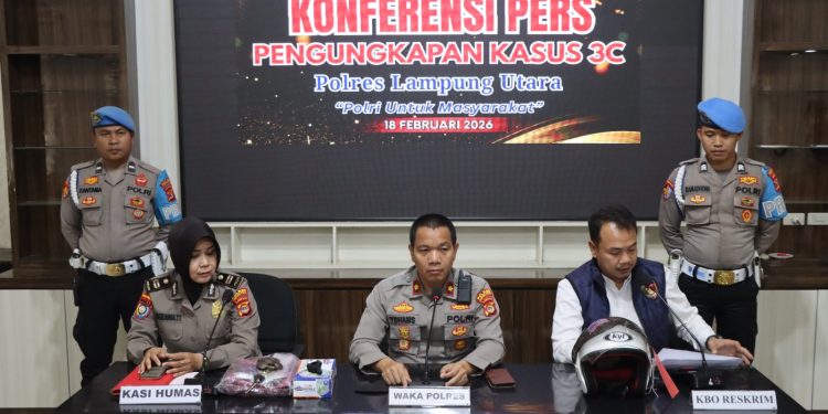 Tiga Pelaku Spesialis Curat Diringkus Tim Tekab 308 Sat Reskrim Polres Lampung Utara