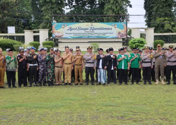 Jaga Kamtibmas Selama Ramadhan, Polres Lampung Utara Gelar Apel Siaga