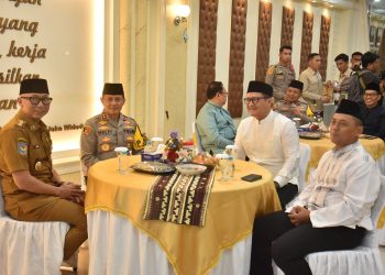 Perkuat Sinergi dan Jaga Stabilitas Kamtibmas, Kapolda Lampung Beserta Forkopimda dan Elemen Masyarakat Melaksanakan Buka Puasa Bersama