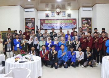 Jalin Kebersamaan, Kapolres Lampung Utara Gelar Silaturahmi dan Buka Puasa Bersama Mahasiswa