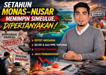 Janji Kampanye Dipertanyakan, Setahun Pemerintahan Monas–Nusar Dievaluasi. Sorotan Publik Kian Panas