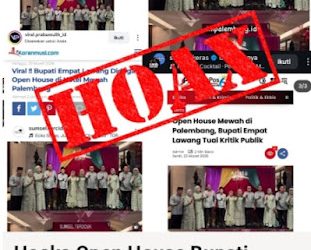 ‎Diskominfo Empat Lawang Klarifikasi Isu Open House Bupati di Hotel Arista: Dipastikan Hoaks