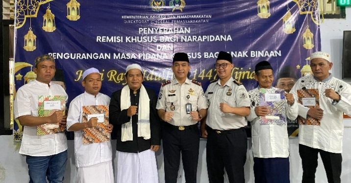 Lapas Bangko Berikan Remisi Idul Fitri 1447 H kepada 295 WBP, Layanan Kunjungan Lebaran Dibuka Empat Hari