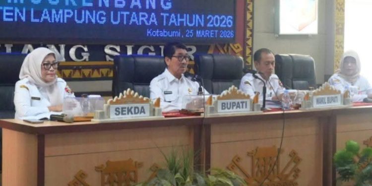 Pemerintah Kabupaten Lampung Utara Matangkan Persiapan Musrenbang RKPD Tahun 2027