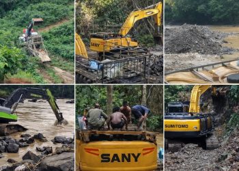 Alat Berat Menggila di Air Batu, Geopark Merangin Terancam Rusak, Kemana Penegak Hukum?