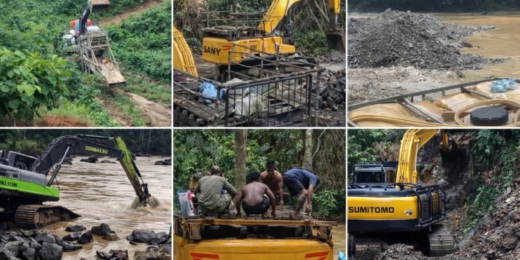 Alat Berat Menggila di Air Batu, Geopark Merangin Terancam Rusak, Kemana Penegak Hukum?