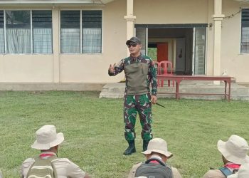 Dandim 0412/LU Letkol Inf Roni Faturohman Tinjau Kesiapan Pelatihan Korp Kadet Republik Indonesia