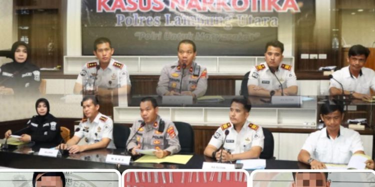 Sinergi Polres Lampung Utara, Lapas dan Rutan Kotabumi Berhasil Gagalkan Penyelundupan Sabu, Dua Orang Diamankan