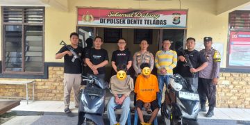 Tekab 308 Polsek Dente Teladas Berhasil Kembali Taklukan Residivis Lintas Kabupaten Komplotan Pencuri Motor Di Pt CPB 