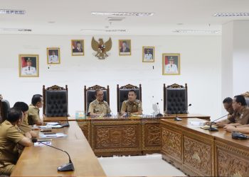 Pemerintah Kabupaten Pesissir Barat menggelar Rapat Retribusi Daerah Tahun 2026
