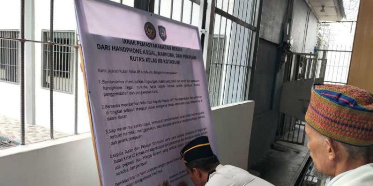 Rutan Kelas IIB Kotabumi Menunjukkan Komitmen Tegas Dalam Memberantas Handphone Ilegal