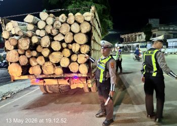 Tim On Call 1 Polres Lampung Utara Gelar Patroli Malam, Pastikan Situasi Aman dan Kondusif