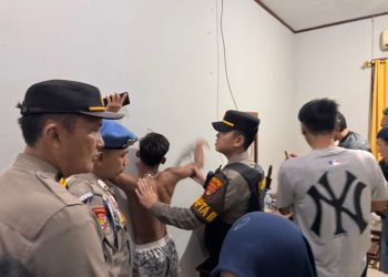 Patroli On Call Regu IV Polres Lampung Utara Amankan Tiga Pemuda Diduga Gunakan Narkotika Jenis Sinte