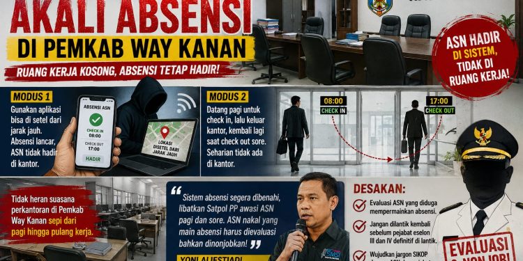 Ketua SMSI Ungkap Dugaan Modus ASN Akali Sistem, Bupati Diminta Bersikap Tegas
