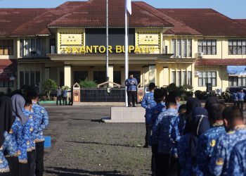 Wakil Bupati Tekankan Penguatan Nasionalisme dalam Apel Korpri