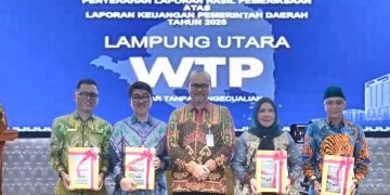 Pemerintah Kabupaten Lampung Utara Pertahankan Opini Wajar Tanpa Pengecualian