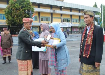 Sinergi TNI dan Pemerintah Daerah dalam Peringatan HUT Kabupaten Lampung Utara ke 80.