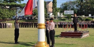 Polres Lampung Utara Gelar Upacara Peringatan Hari Lahir Pancasila Tahun 2026