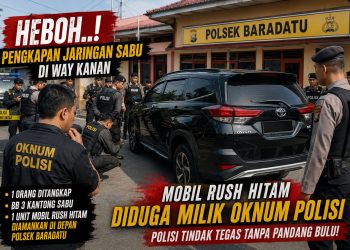 HEBOH! Diduga Libatkan Oknum Polisi, Penangkapan Jaringan Sabu Gegerkan Way Kanan