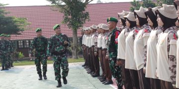 Dandim 0412 Tanamkan Karakter dan Motivasi kepada Peserta Pelatihan KKRI di MAN 2 Lampung Utara