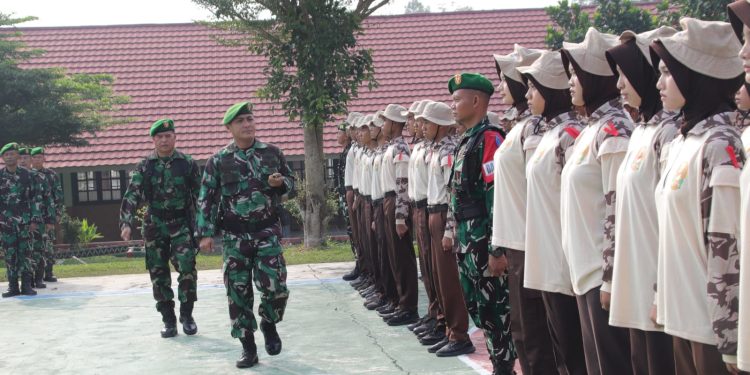Dandim 0412 Tanamkan Karakter dan Motivasi kepada Peserta Pelatihan KKRI di MAN 2 Lampung Utara