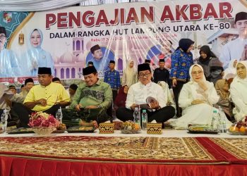 Pemkab Lampung Utara Gelar Tabligh Akbar Doa Bersama Dalam Rangkaian HUT ke-80 Kabupaten