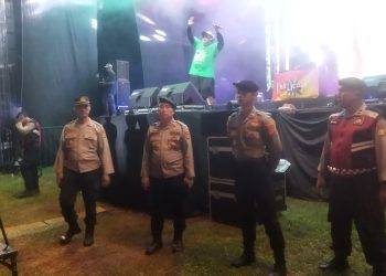 Polres Lampung Utara Amankan Konser Unity Fest di Stadion Sukung