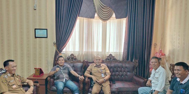 DPP KWIP dan DPC AJOI Lampung Utara Sambangi Kesbangpol, Bahas Rencana UKW